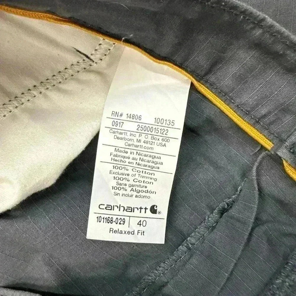 Carhartt Cargo Workwear Shorts Size 42 - Picture 4 of 6